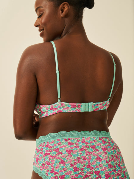 Lace Plunge Bra - Neon Meadow Charming Garment Enterprises Co