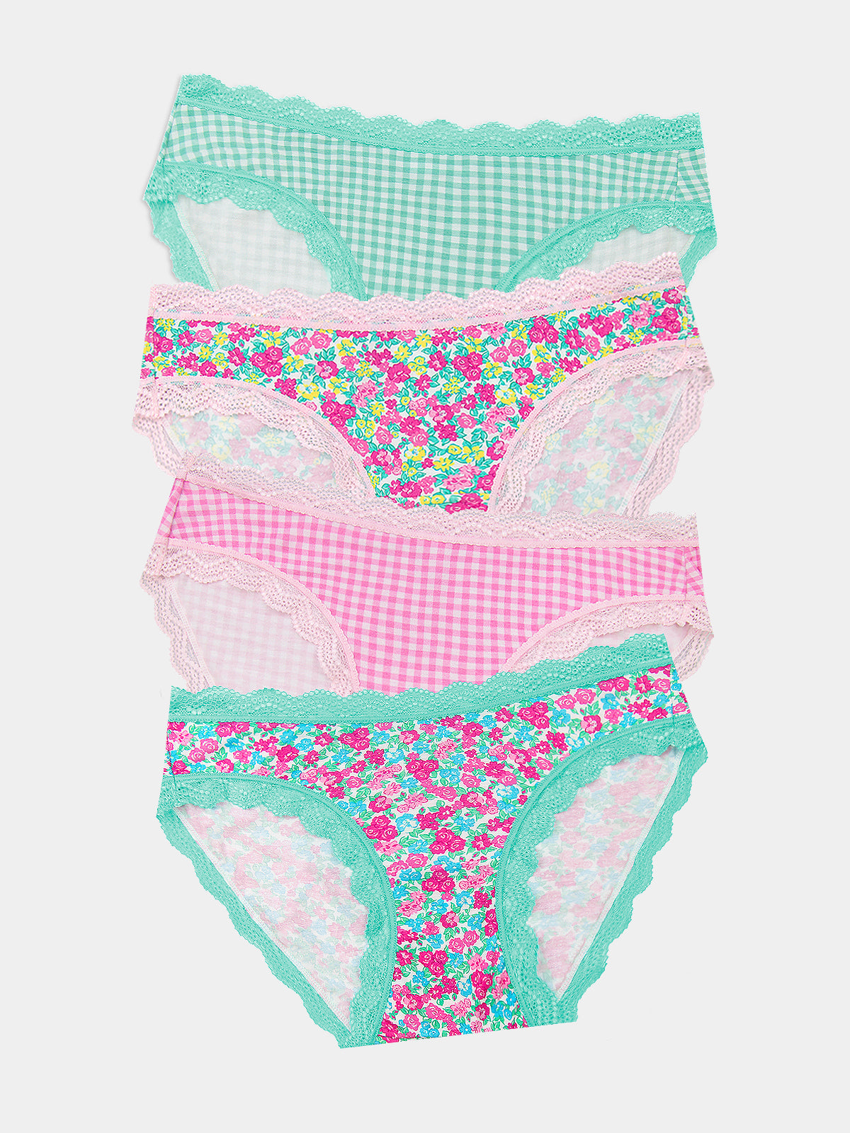 The Original Knicker Four Pack - Neon Meadow Charming Garment Enterprises Co