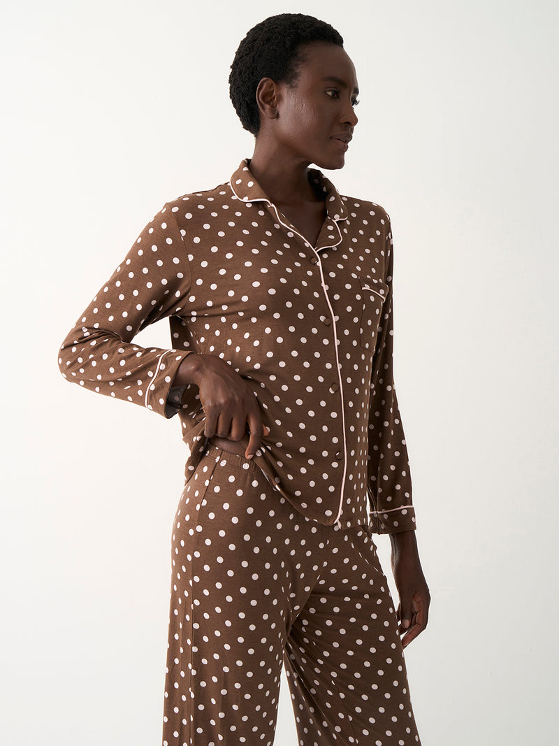 Long Pyjama Set - Neapolitan Polkadot