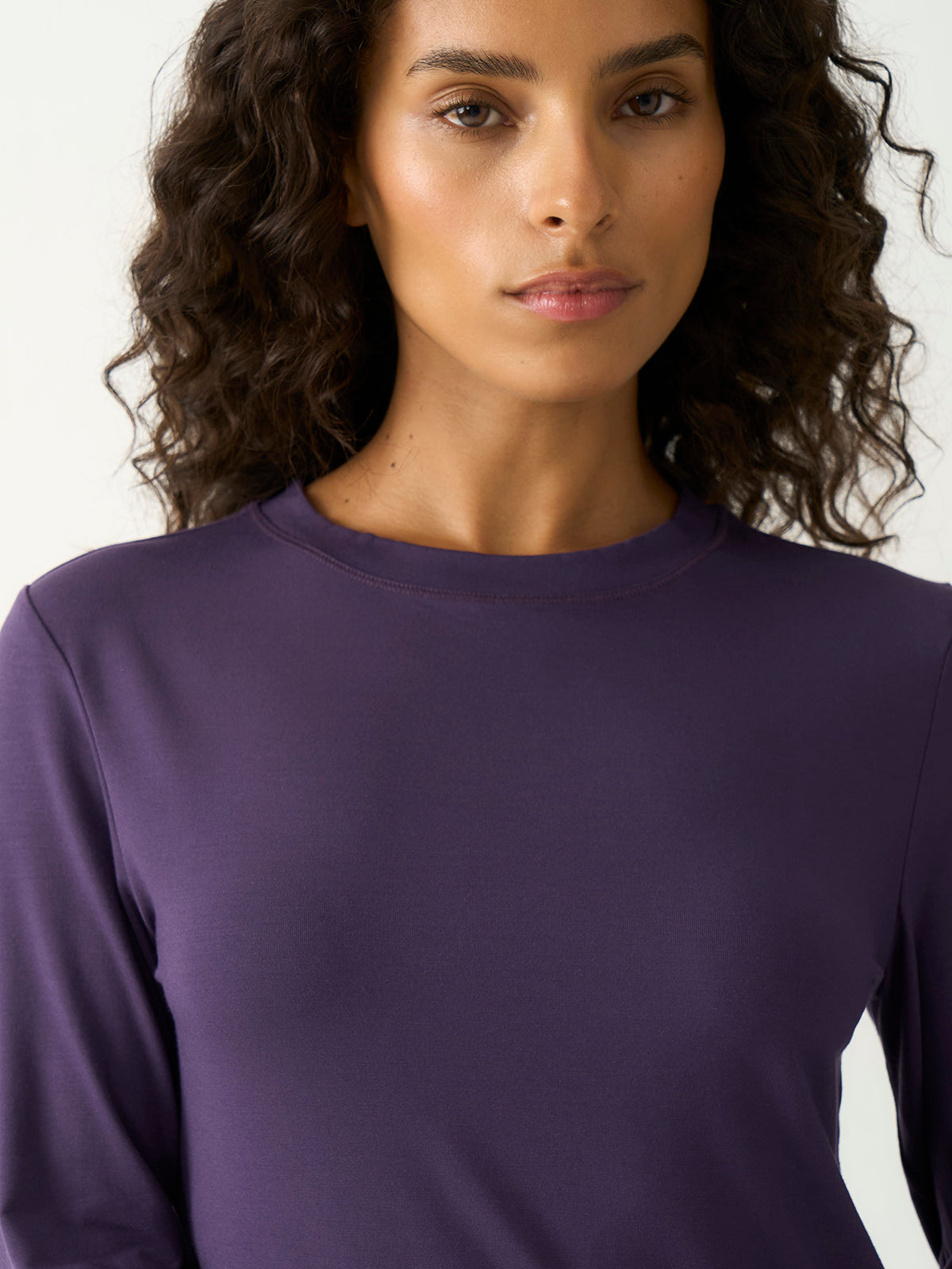 Long Sleeve Under Layer Top - Night Fog