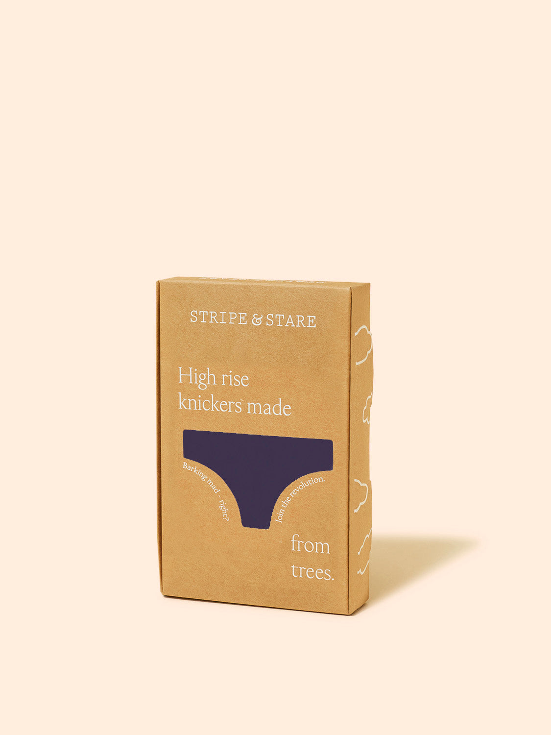ZigZag Lace High Rise Knicker - Night Fog