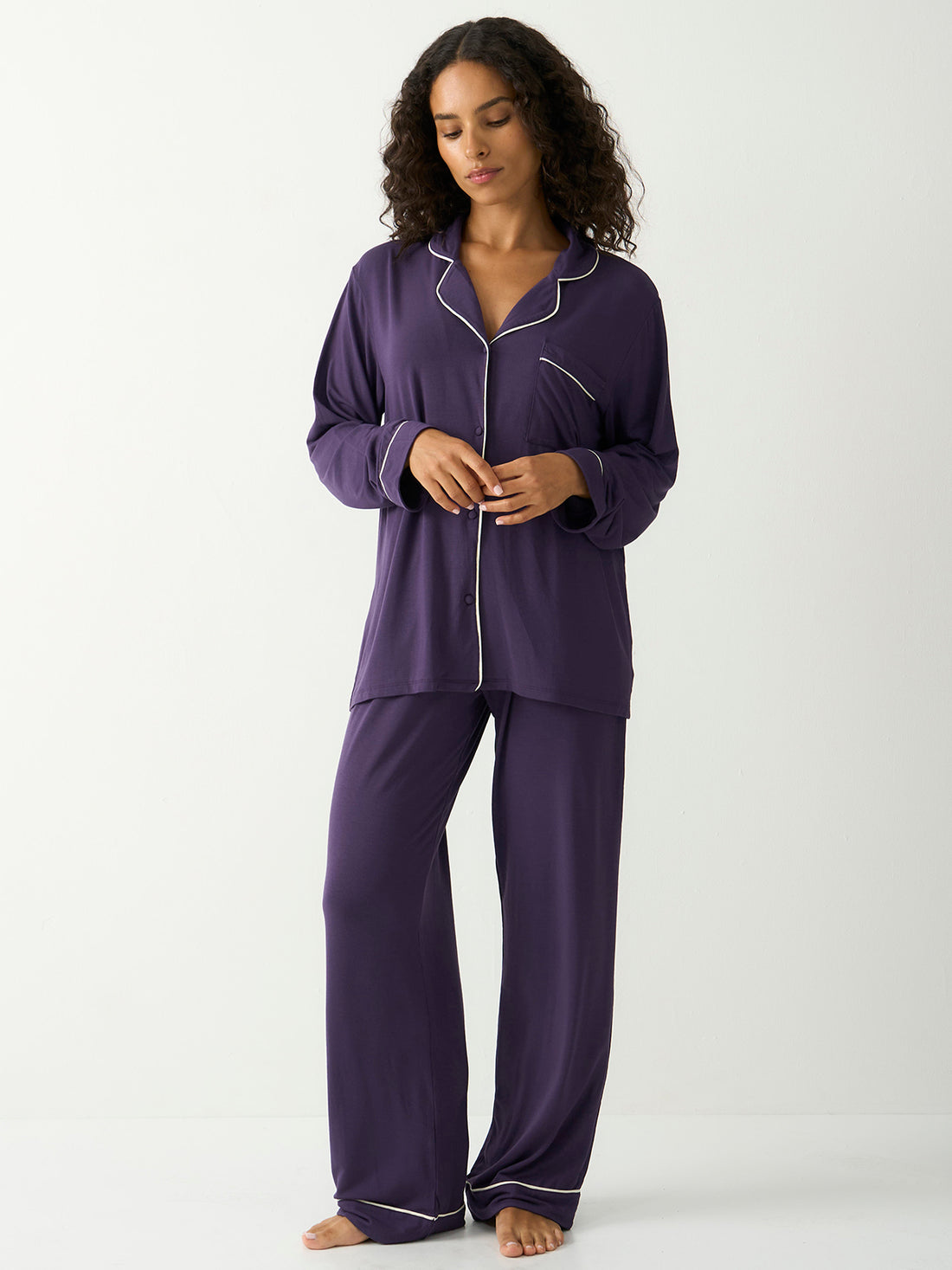 Long Pyjama Set - Night Fog