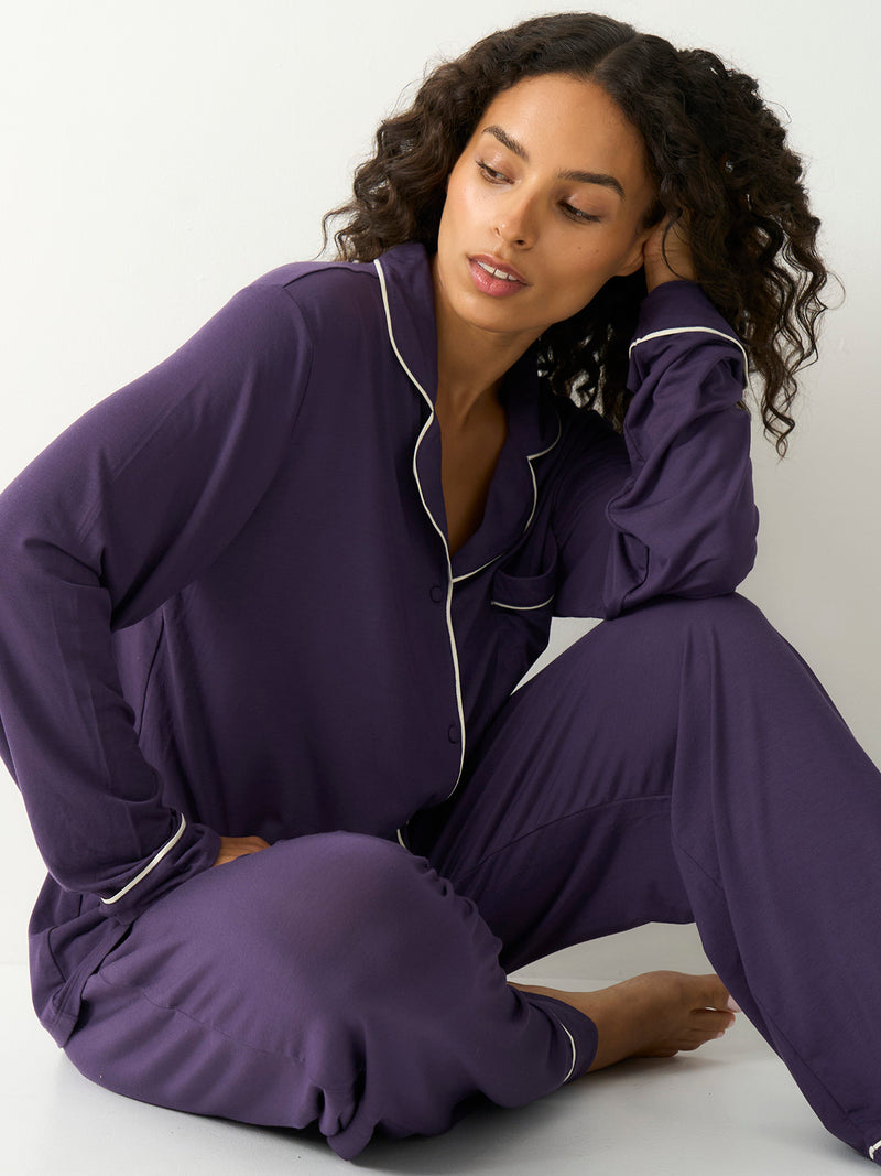 Long Pyjama Set - Night Fog