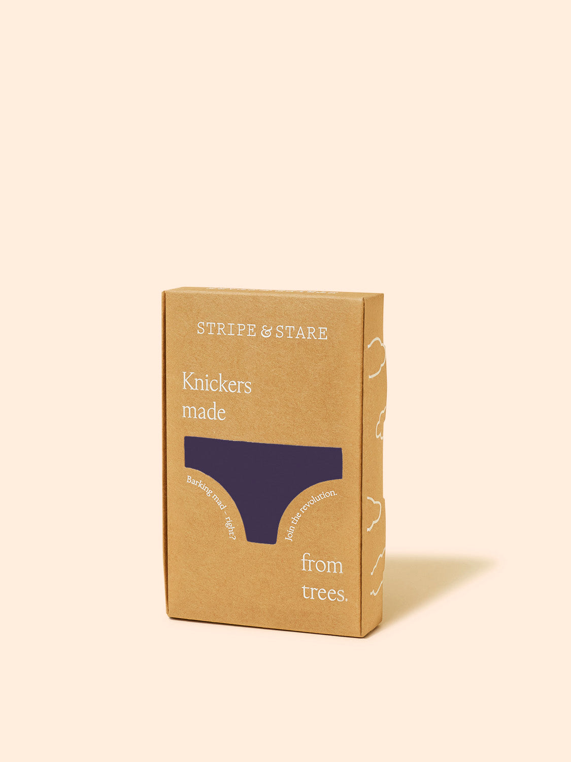 ZigZag Lace Original Knicker - Night Fog