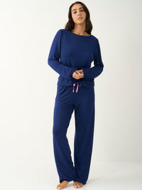 Relaxed Long Pyjama Set - Ocean