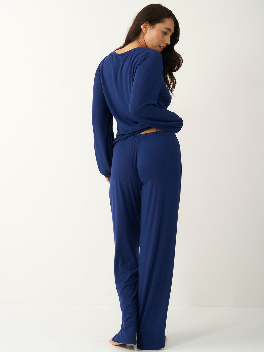 Relaxed Long Pyjama Set - Ocean