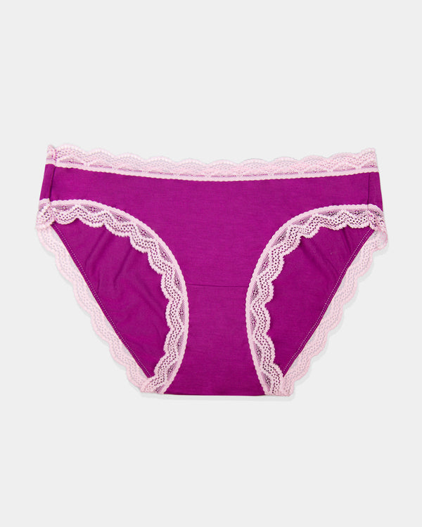 The Original Knicker - Orchid and Candyfloss Stripe & Stare