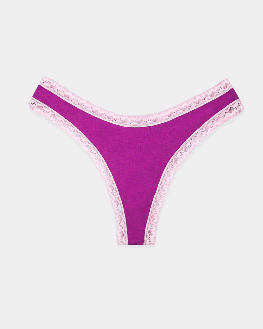 Thong - Orchid and Candyfloss Stripe & Stare