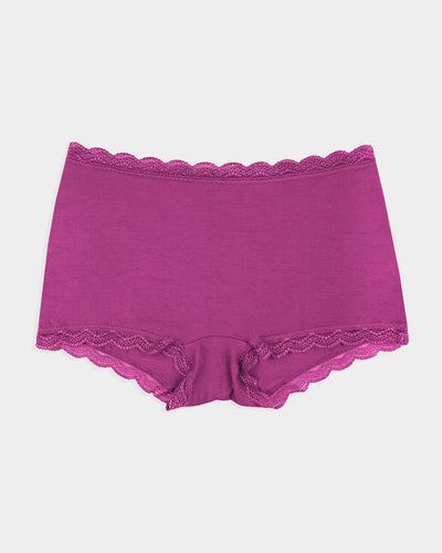 Hipster Knicker - Orchid Stripe & Stare