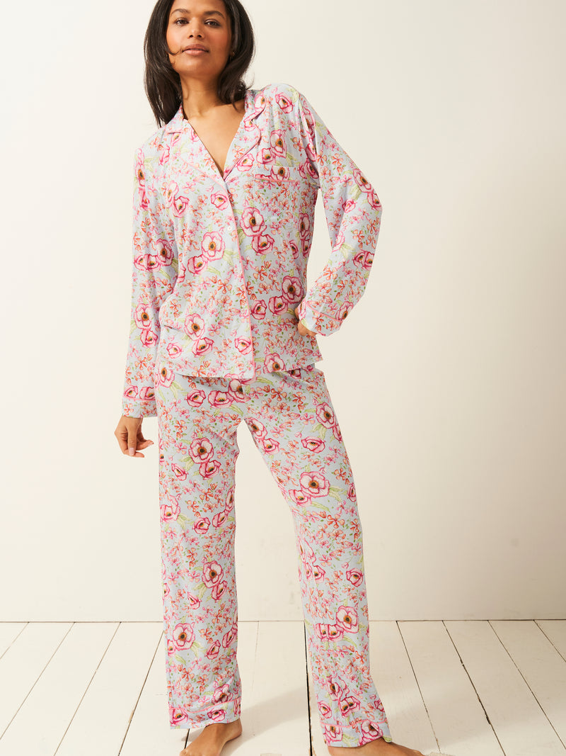 Long Pyjama Set - Pastel Poppy Charming Garment Enterprises Co