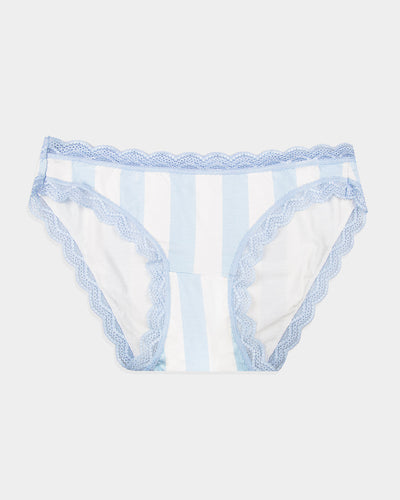The Original Knicker - Pale Blue Holiday Stripe Stripe & Stare