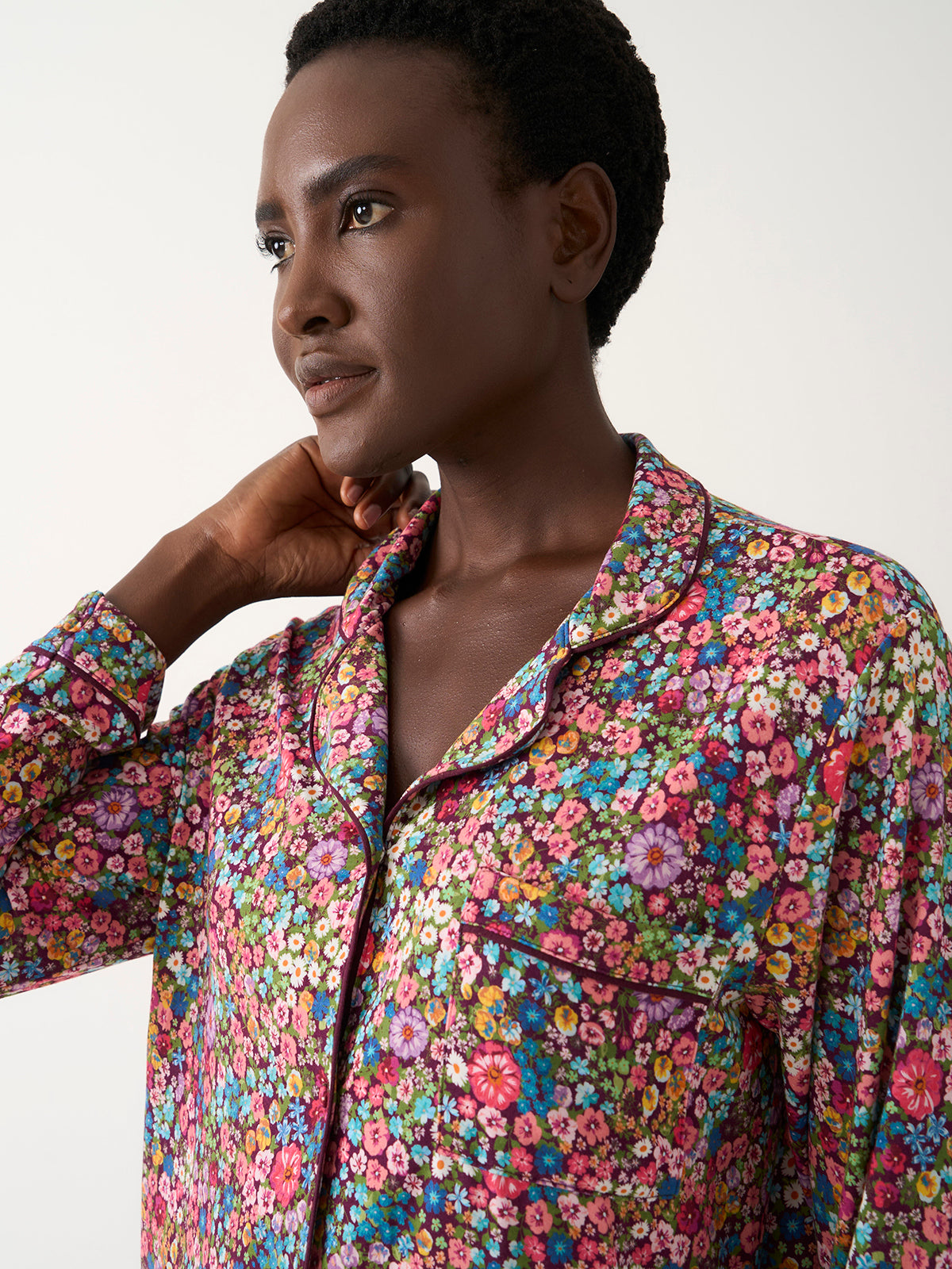 Long Pyjama Set - Pansy Pop