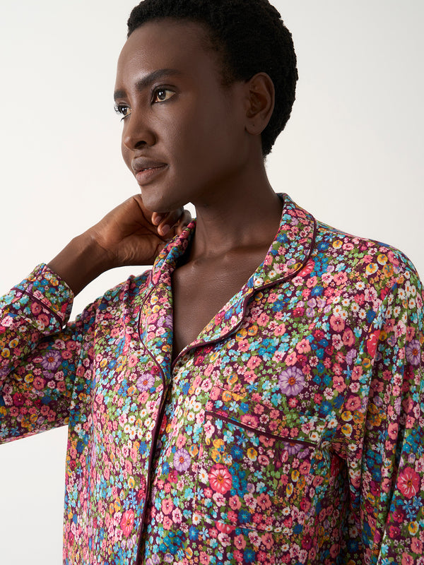 Long Pyjama Set - Pansy Pop