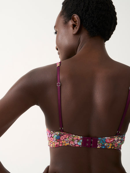 Lace Plunge Bra - Pansy Pop