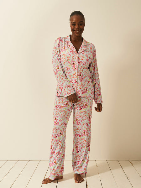 Long Pyjama Set - Pastel Poppy Charming Garment Enterprises Co