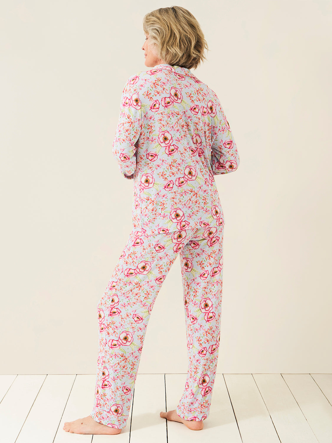 Long Pyjama Set - Pastel Poppy Charming Garment Enterprises Co