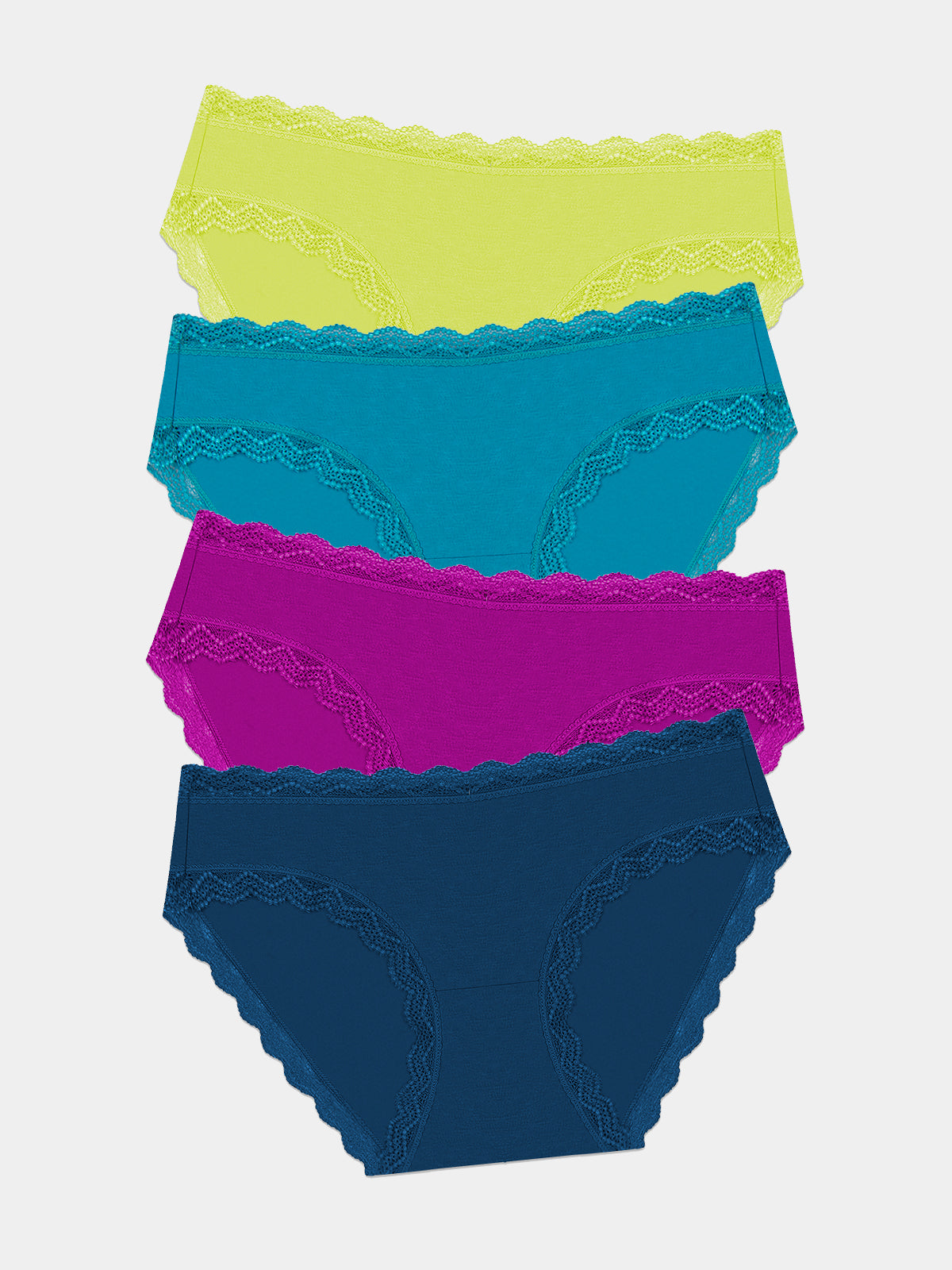 The Original Knicker Four Pack - Peacock Charming Garment Enterprises Co