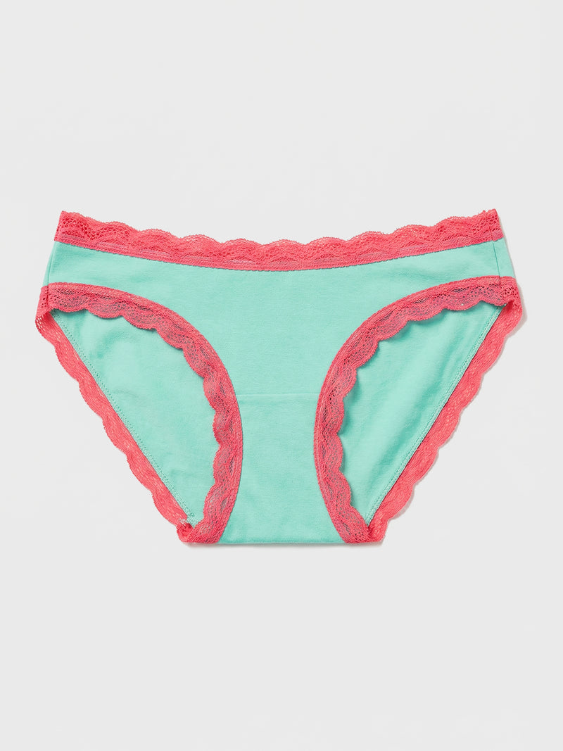 The Original Knicker - Peppermint & Coral Paradise