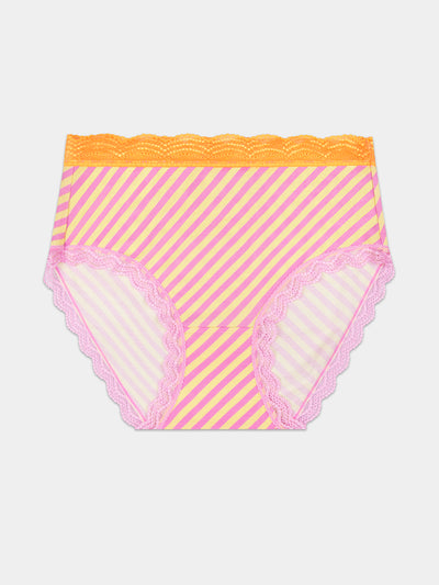 High Rise Knicker - Pick N Mix Stripe Wholegood Inter-United Ltd