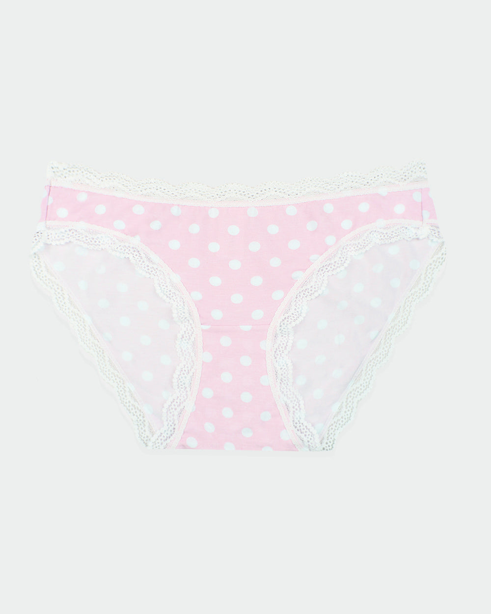 The Original Knicker - Pale Pink Spot Stripe & Stare