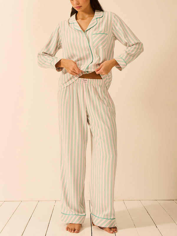 Soft Brushed Woven Pyjama Bottoms - Lady Garden