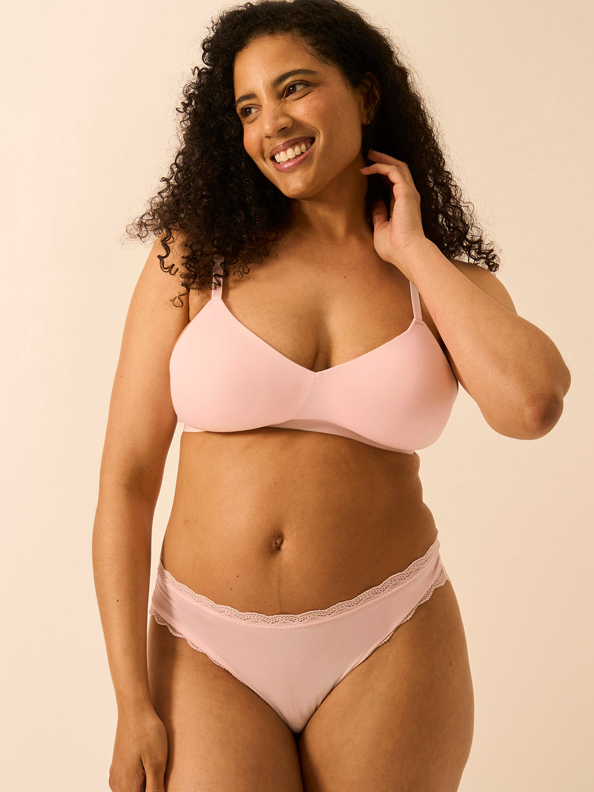 Smooth Sculpt Padded Bra - Pink-a-boo