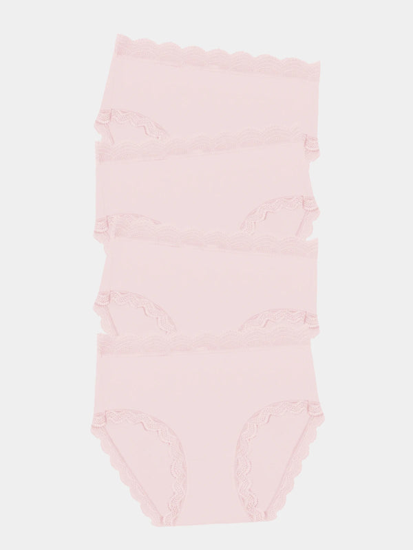High Rise Knicker Four Pack - Pink-a-Boo