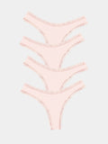 Thong Four Pack - Pink-a-Boo