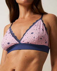 Lace Bralette - Pirouette and Indigo Stars Stripe & Stare