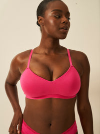 Smooth Sculpt Padded Bra - Raspberry