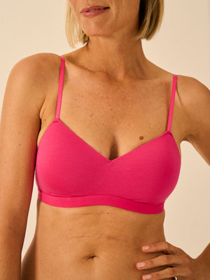 Smooth Sculpt Padded Bra - Raspberry