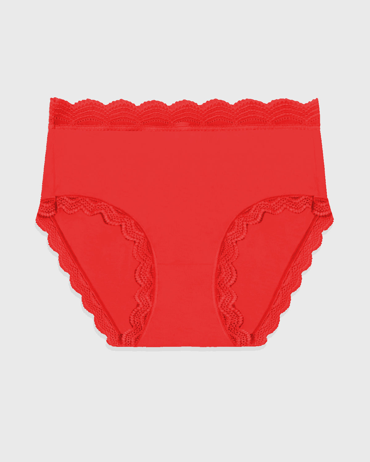 High Rise Knicker - Red Charming Garment Enterprises Co