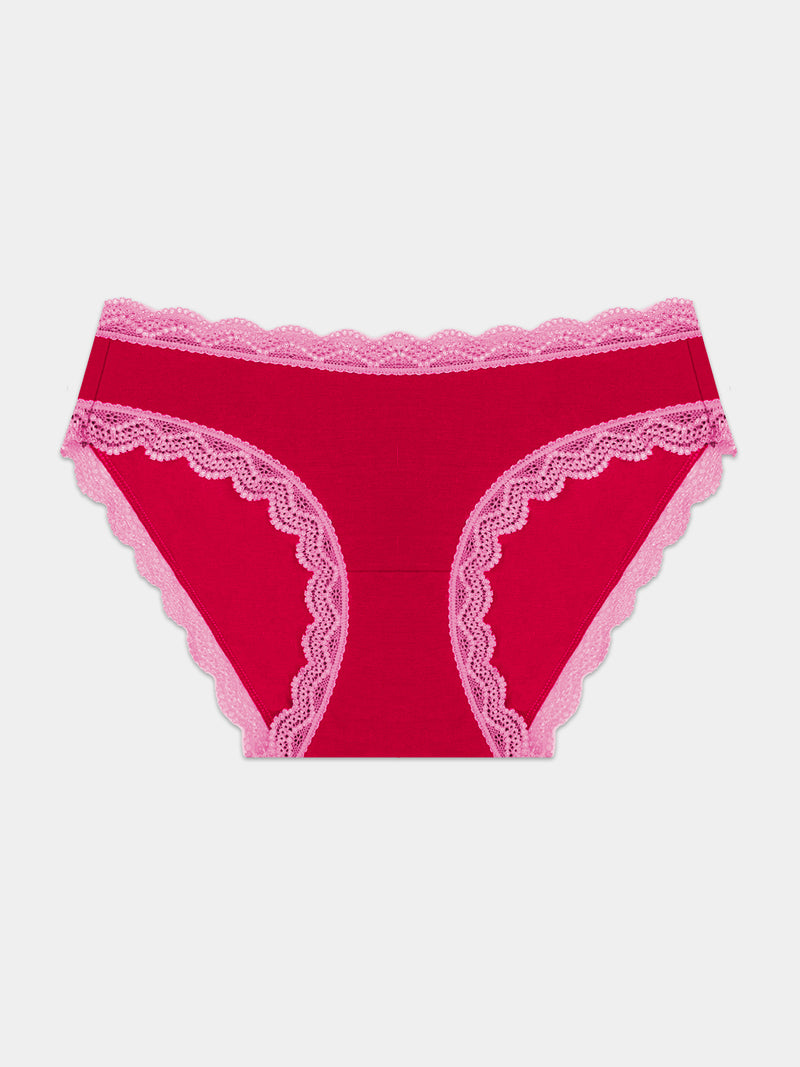 The Original Knicker - Lipstick Red & Pink Cosmos Charming Garment Enterprises Co