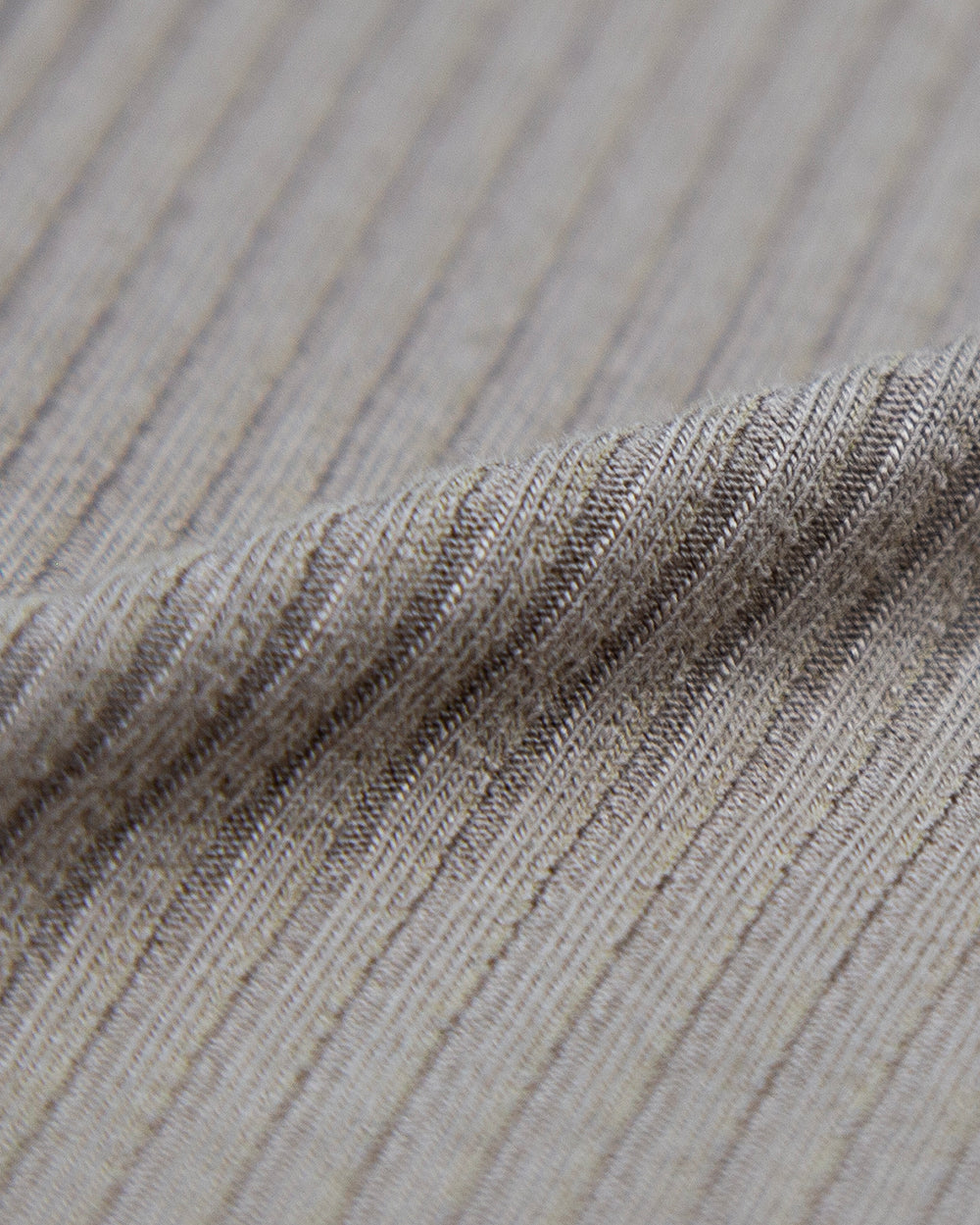 Ribbed Vest - Taupe Stripe & Stare