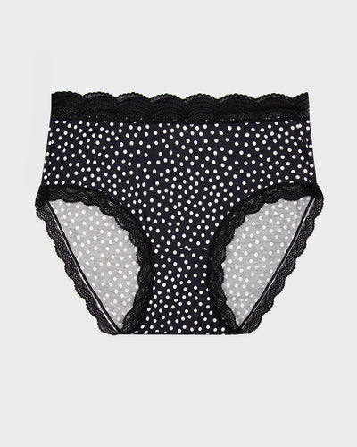 High Rise Knicker - RIXO Mini Polkadot Stripe & Stare