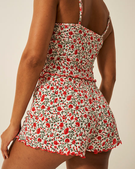 Pointelle Pyjama Shorts - RIXO Daisytrail Wholegood Inter-United Ltd