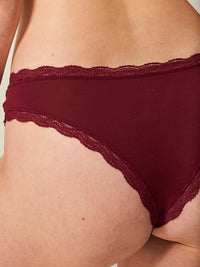 Brazilian Knicker - Rouge Stripe & Stare