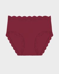 High Rise Knicker - Rouge Stripe & Stare