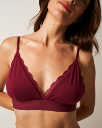 Lace Bralette - Rouge Stripe & Stare