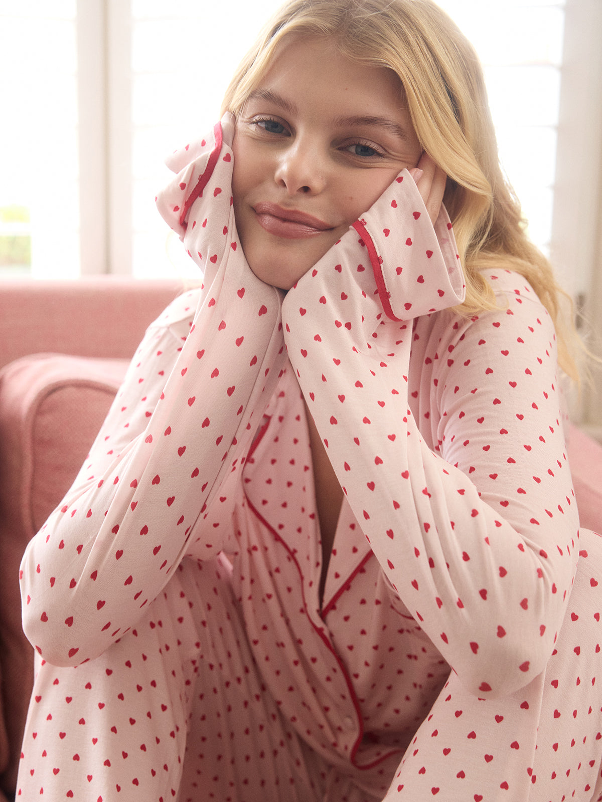 Long Pyjama Set - Mini Heart