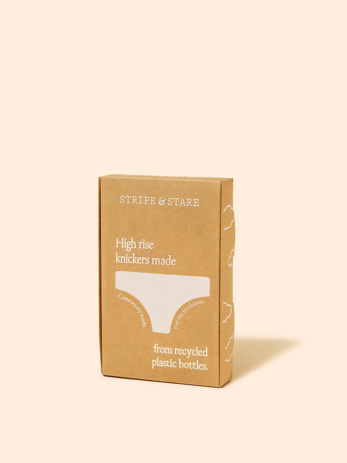 Eco Lace High Rise Knicker - Sand Hop Lun Limited
