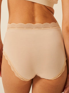 High Rise Knicker - Sand