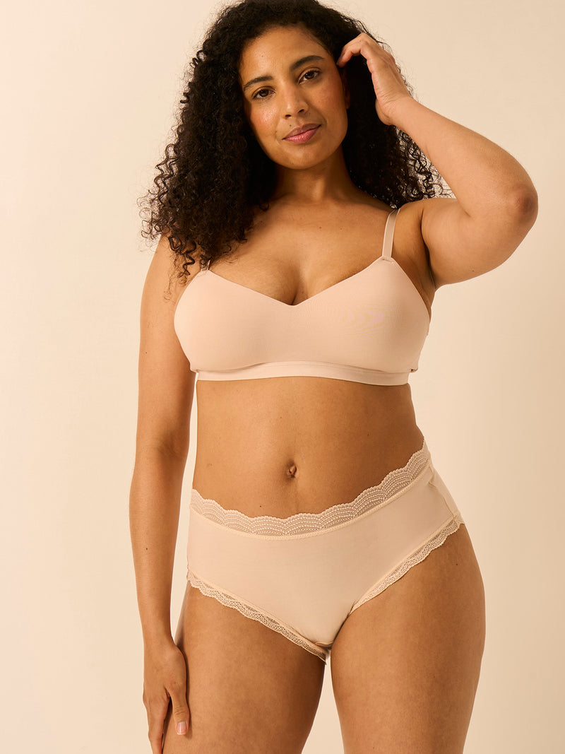 High Rise Knicker - Sand