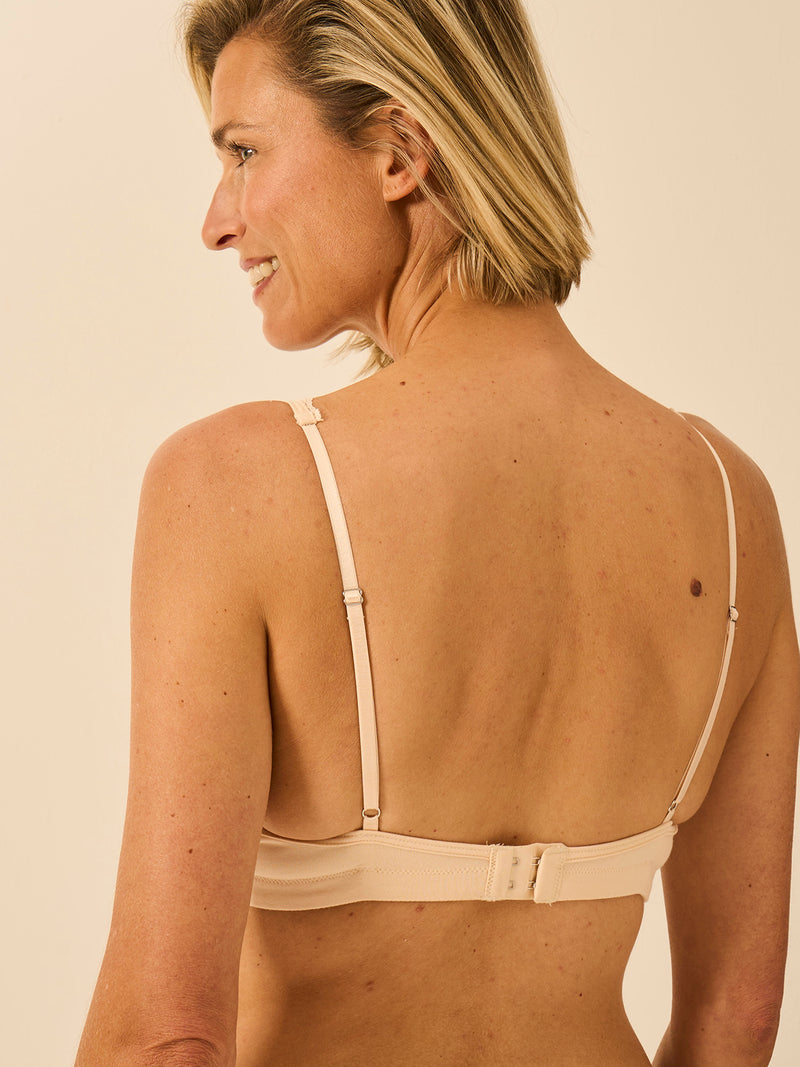 Lace Plunge Bra - Sand