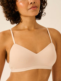 Smooth Sculpt Padded Bra - Sand