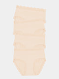 High Rise Knicker Four Pack - Sand