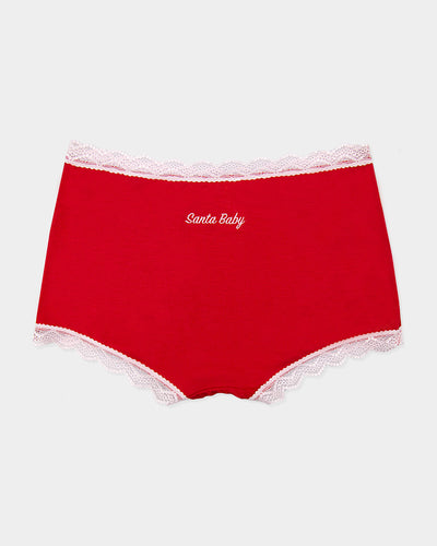 Hipster Knicker - Santa Baby Stripe & Stare