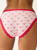Mid Rise High Leg Knicker - Santa Baby