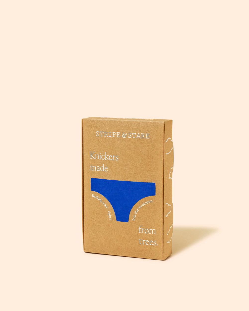 The Original Knicker - Sapphire and Atomizer Blue Stripe & Stare