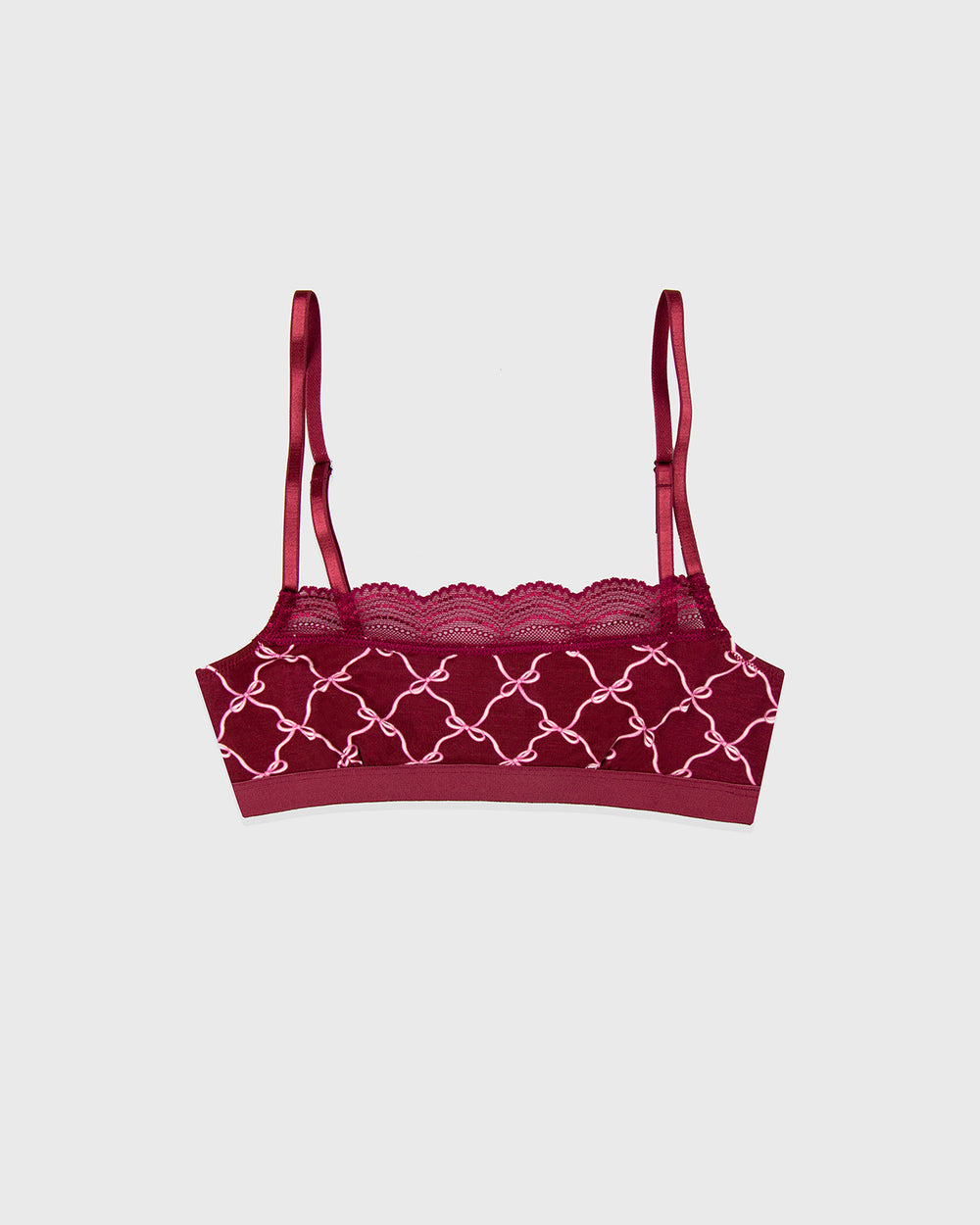 Lace Square Bra - Rouge Bow Stripe & Stare